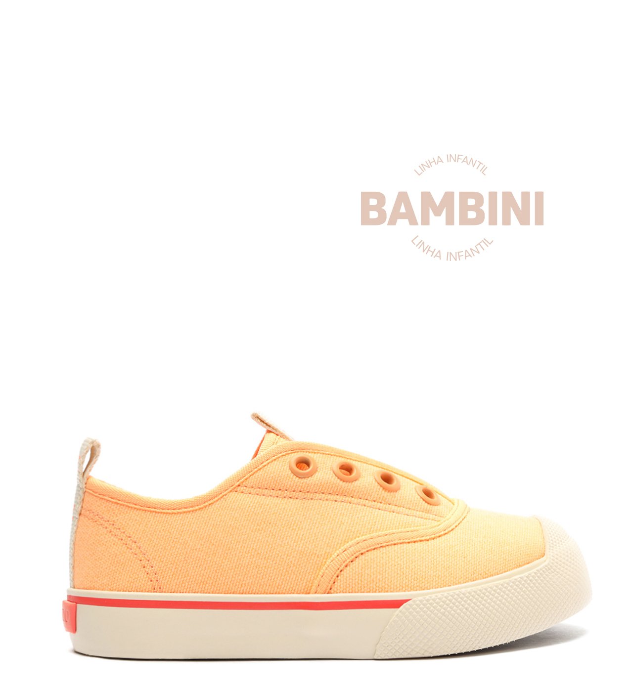 T nis Slip On Laranja Lona Bambini PR VENDA Arezzo Arezzo